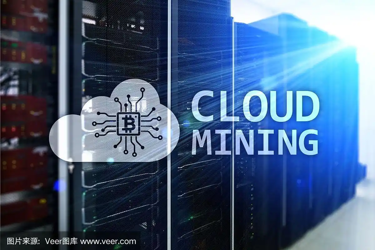 Image of a mining farm setup
