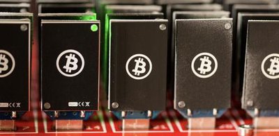 A bustling mining farm optimized for cryptocurrencies like Ethereum, demonstrating scalable efficiency